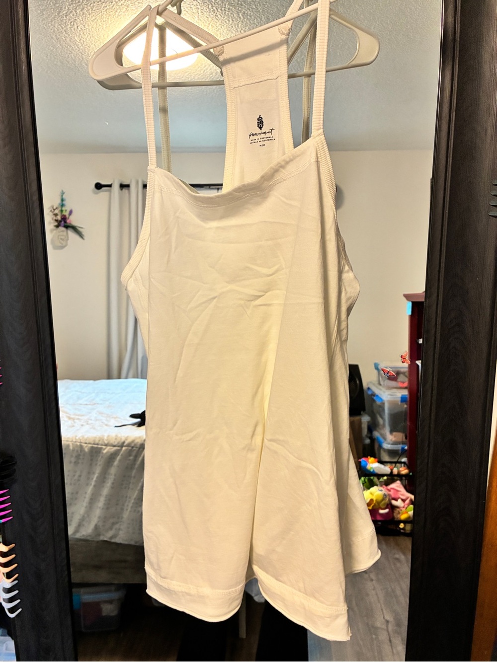 Free People Square Up Tank - White - Size: M